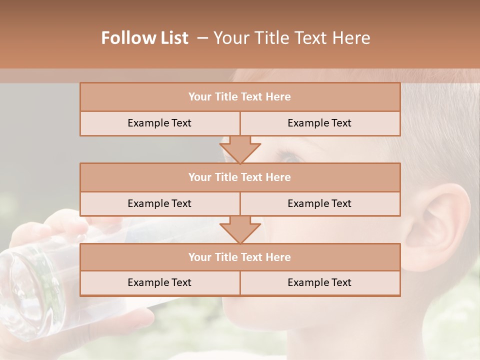 Outdoor Arm Goblet PowerPoint Template