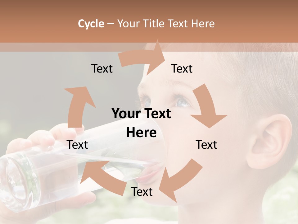 Outdoor Arm Goblet PowerPoint Template