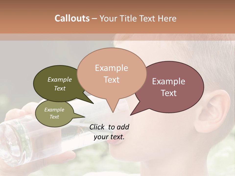 Outdoor Arm Goblet PowerPoint Template