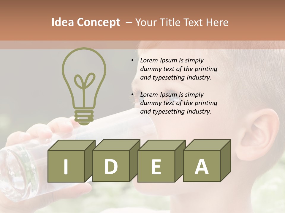 Outdoor Arm Goblet PowerPoint Template