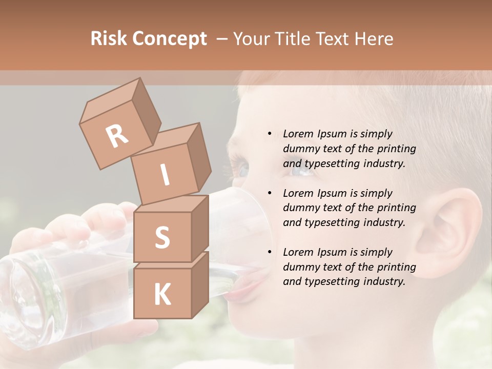 Outdoor Arm Goblet PowerPoint Template