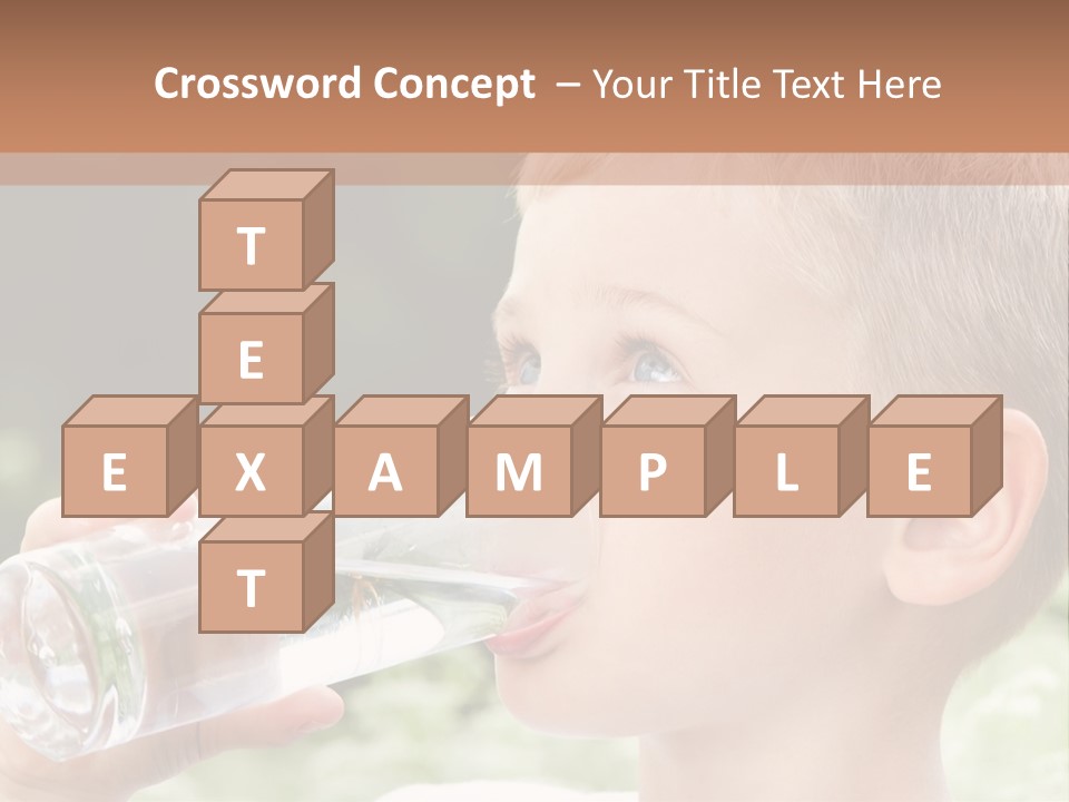 Outdoor Arm Goblet PowerPoint Template