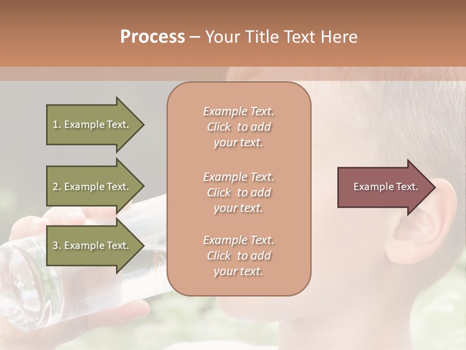 Outdoor Arm Goblet PowerPoint Template