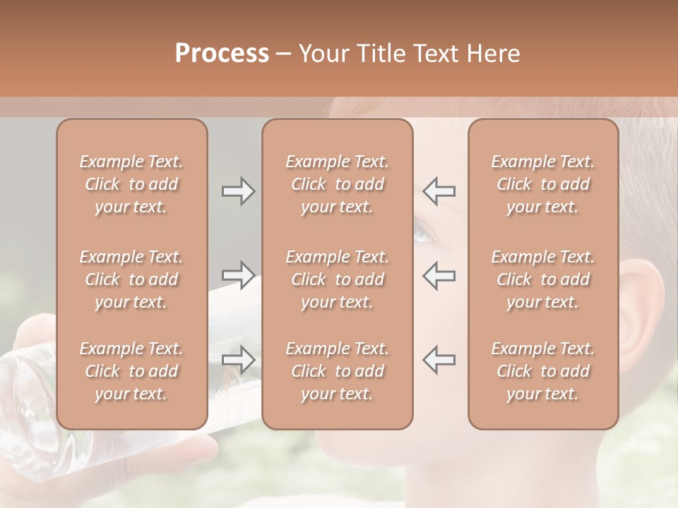 Outdoor Arm Goblet PowerPoint Template