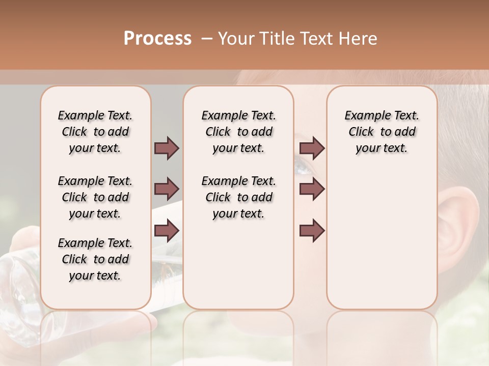 Outdoor Arm Goblet PowerPoint Template
