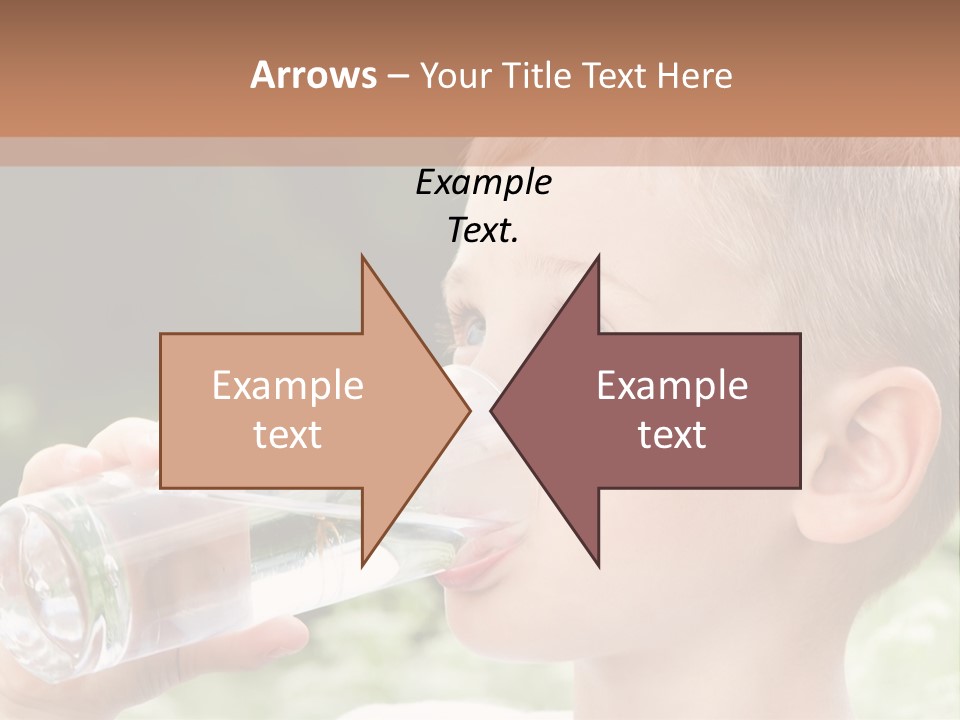 Outdoor Arm Goblet PowerPoint Template