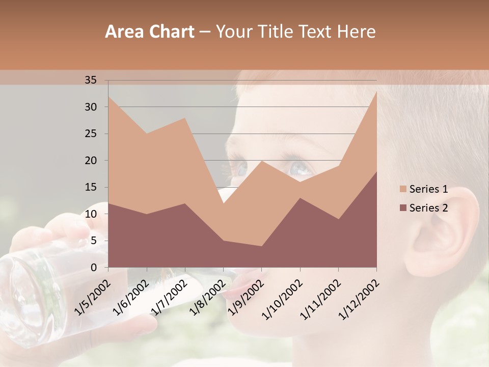 Outdoor Arm Goblet PowerPoint Template