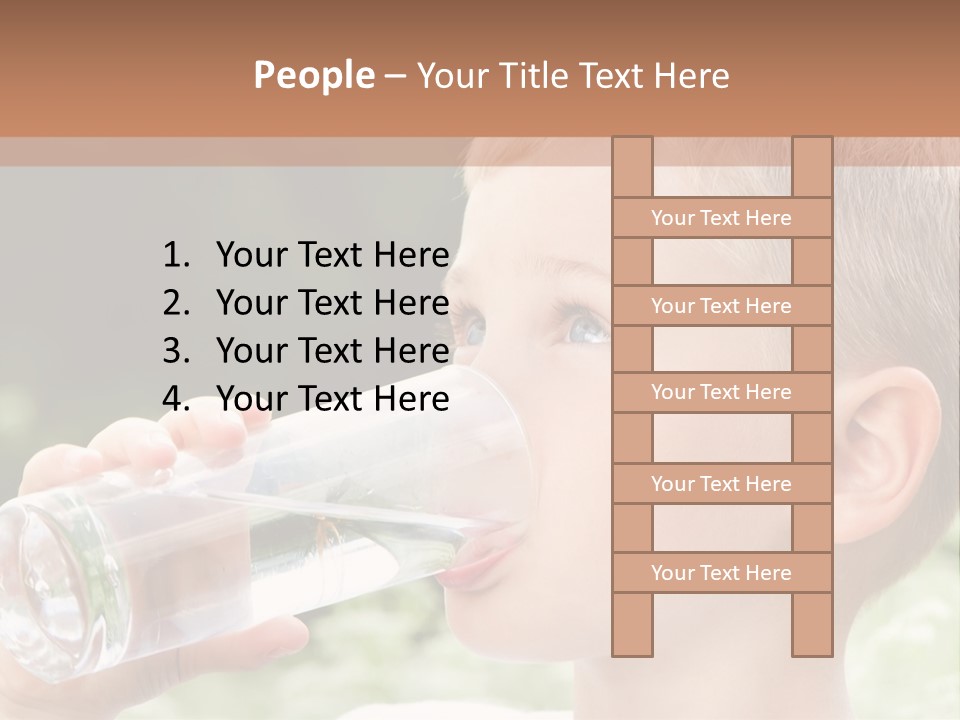 Outdoor Arm Goblet PowerPoint Template