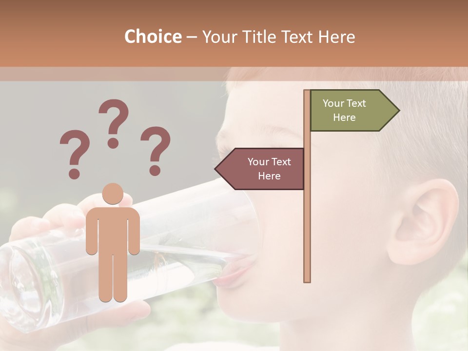 Outdoor Arm Goblet PowerPoint Template