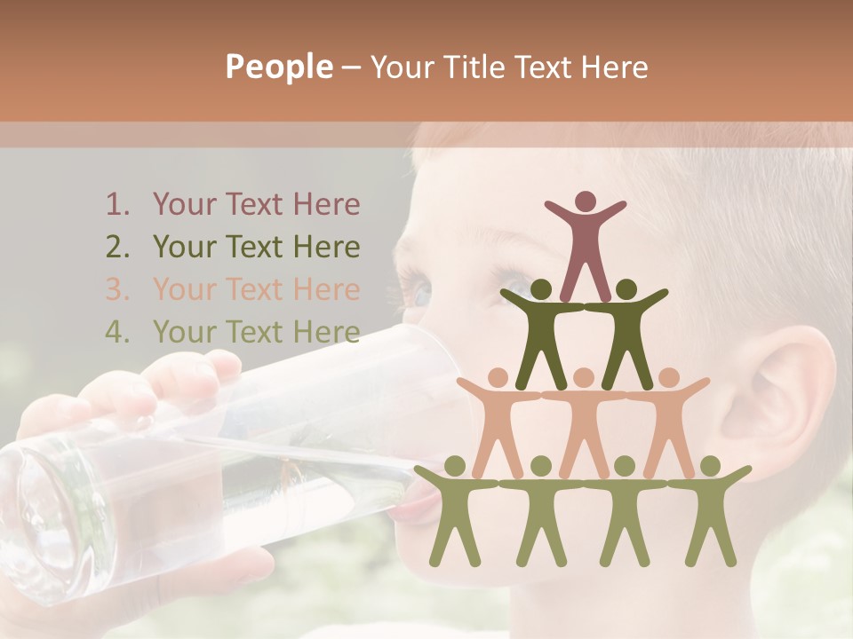 Outdoor Arm Goblet PowerPoint Template