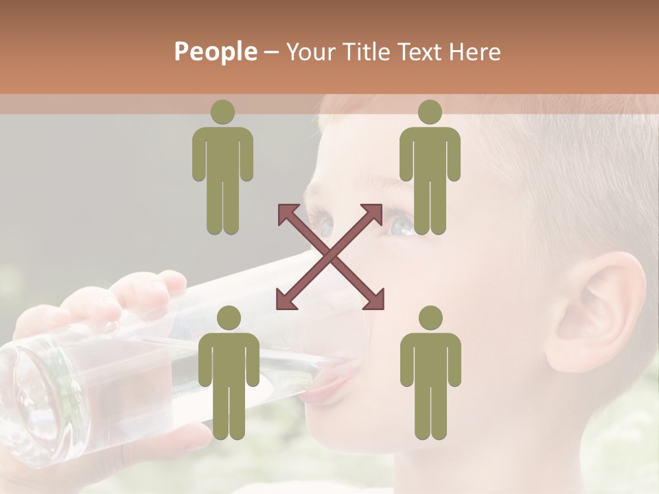 Outdoor Arm Goblet PowerPoint Template