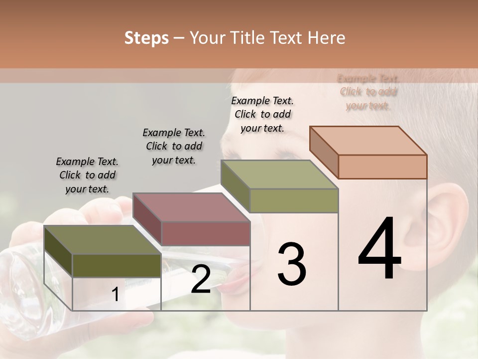 Outdoor Arm Goblet PowerPoint Template