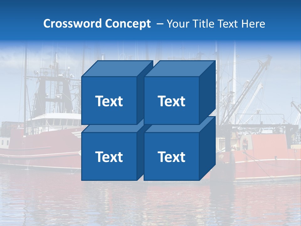 Fishing Port Commercial PowerPoint Template