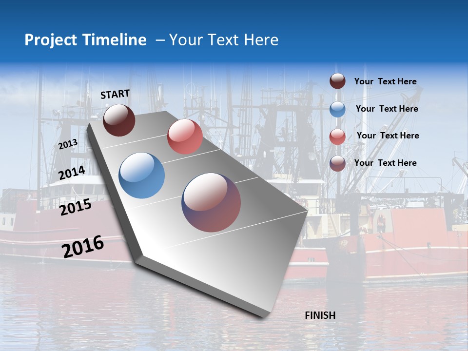 Fishing Port Commercial PowerPoint Template