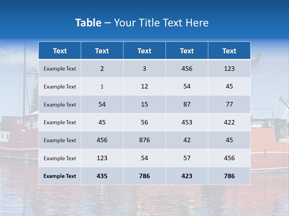 Fishing Port Commercial PowerPoint Template