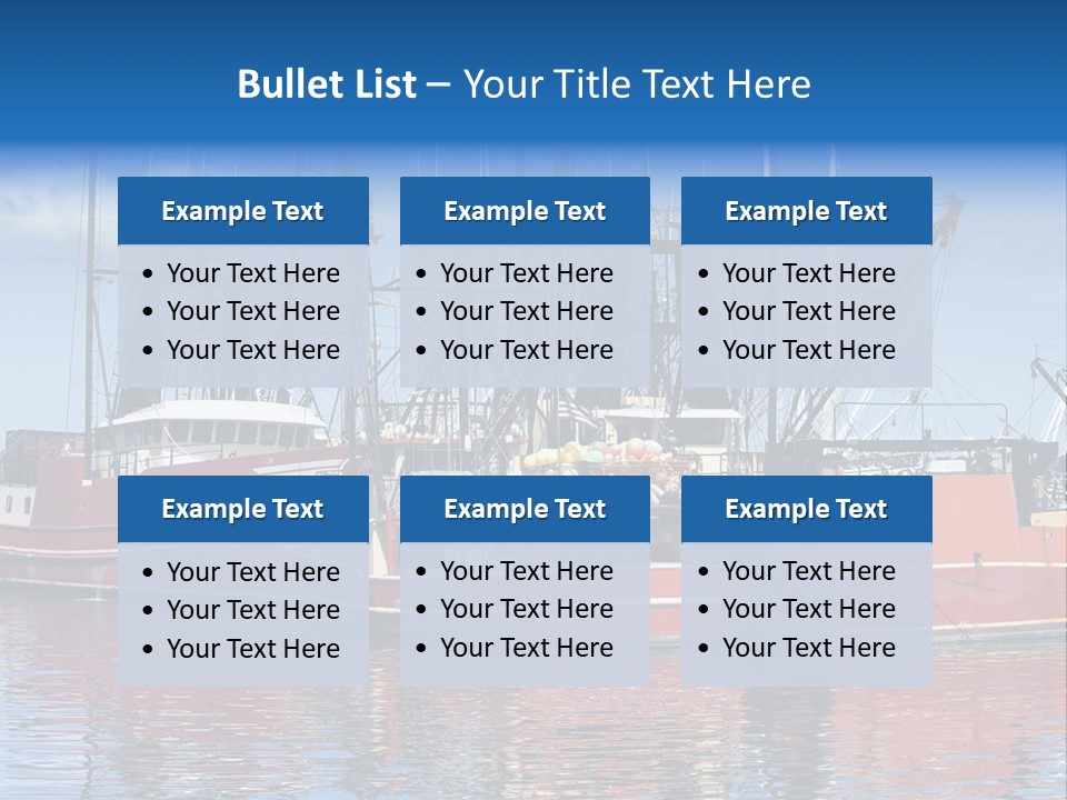 Fishing Port Commercial PowerPoint Template
