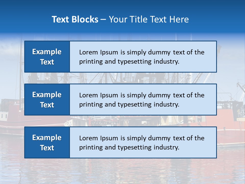Fishing Port Commercial PowerPoint Template