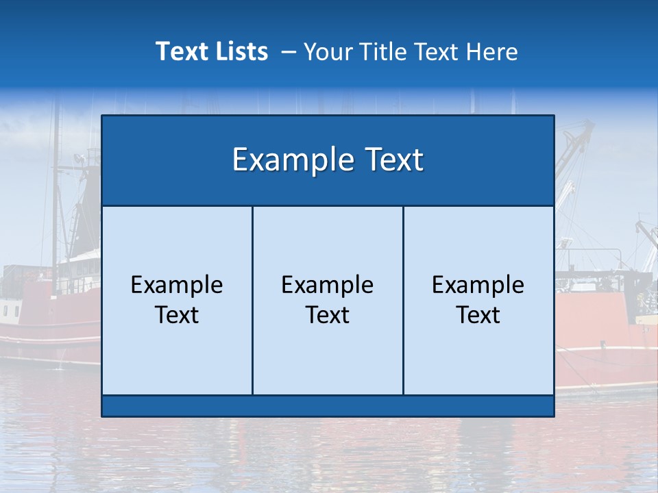 Fishing Port Commercial PowerPoint Template