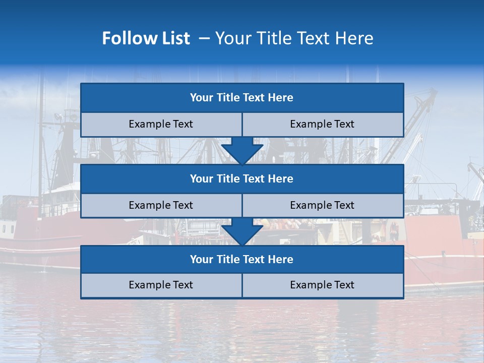 Fishing Port Commercial PowerPoint Template