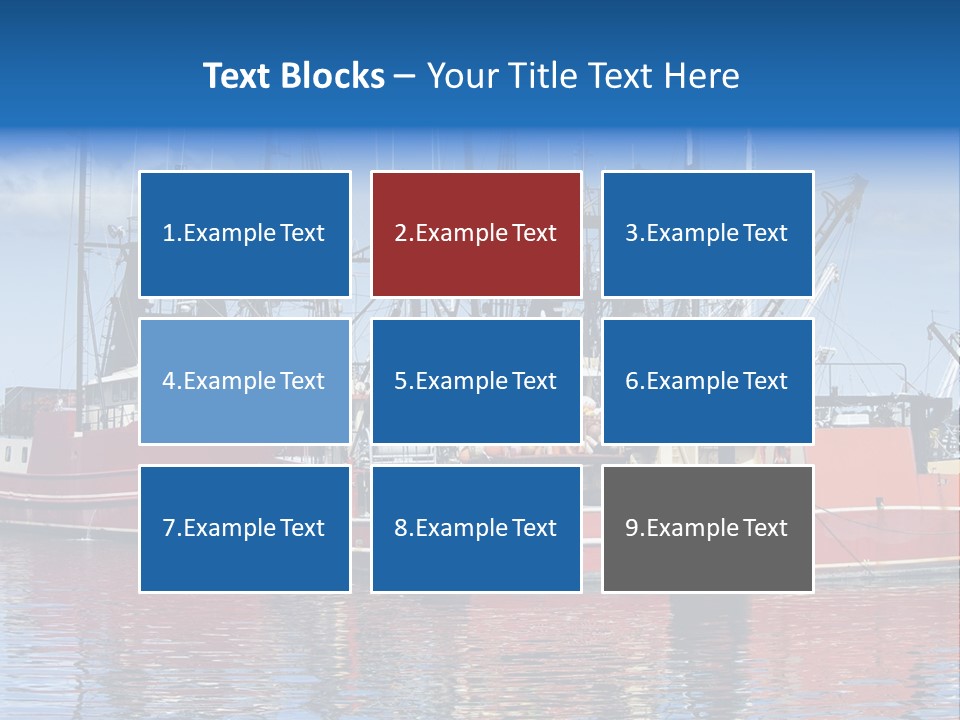 Fishing Port Commercial PowerPoint Template