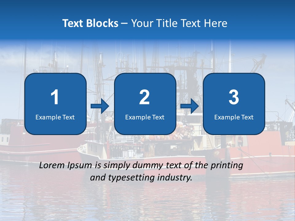 Fishing Port Commercial PowerPoint Template