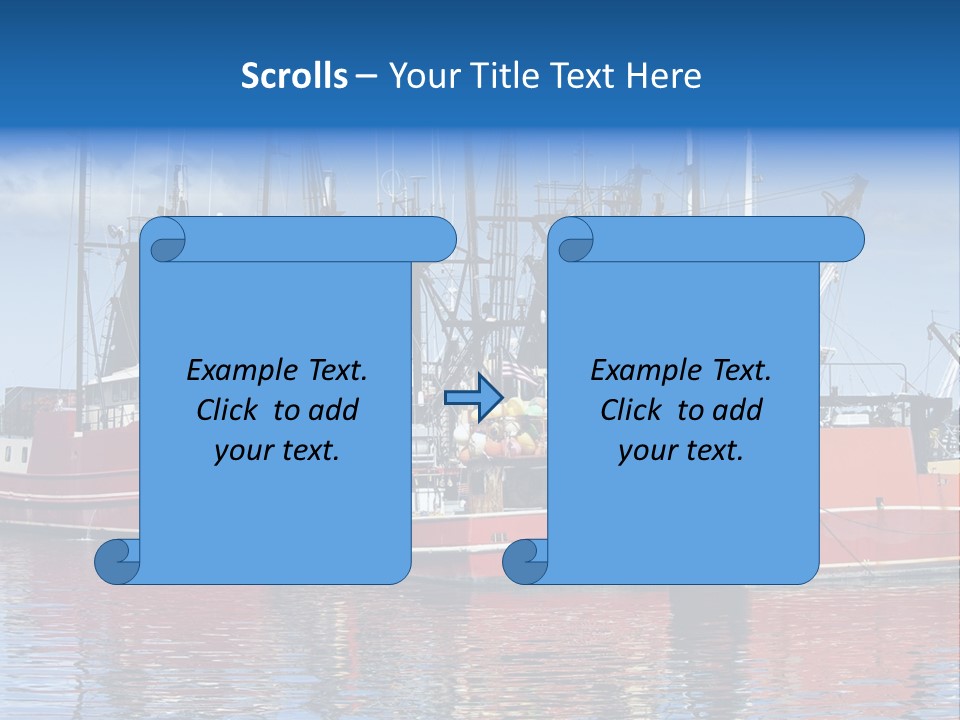 Fishing Port Commercial PowerPoint Template
