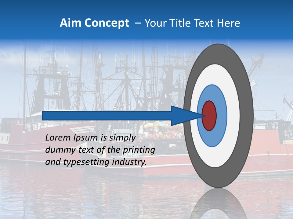 Fishing Port Commercial PowerPoint Template