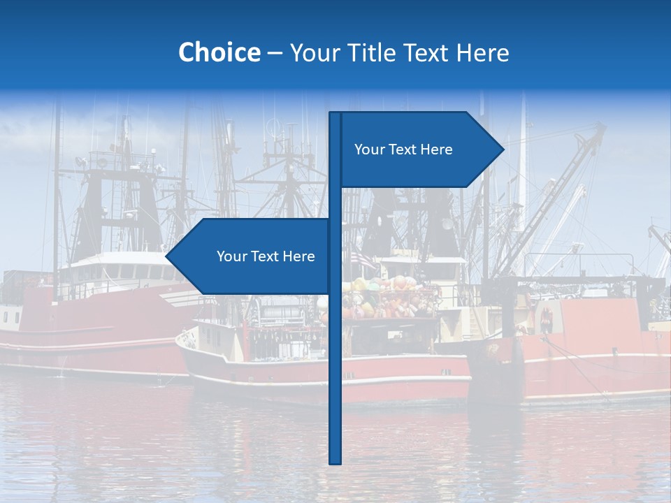Fishing Port Commercial PowerPoint Template