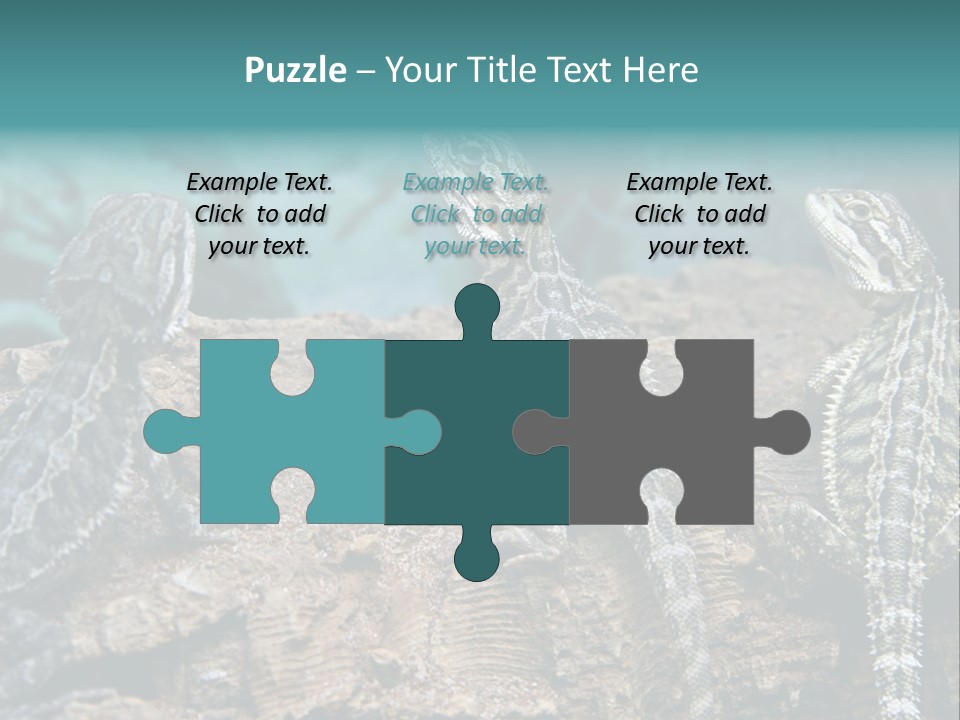 Animal Eye Segment Animal PowerPoint Template