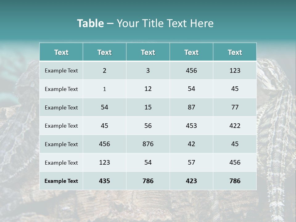 Animal Eye Segment Animal PowerPoint Template
