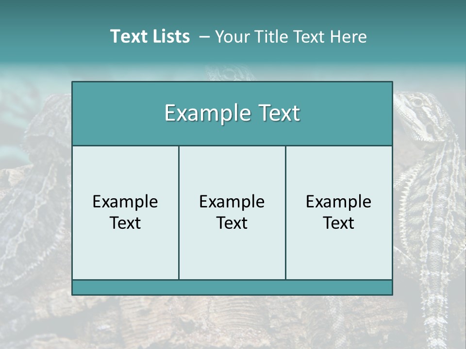 Animal Eye Segment Animal PowerPoint Template