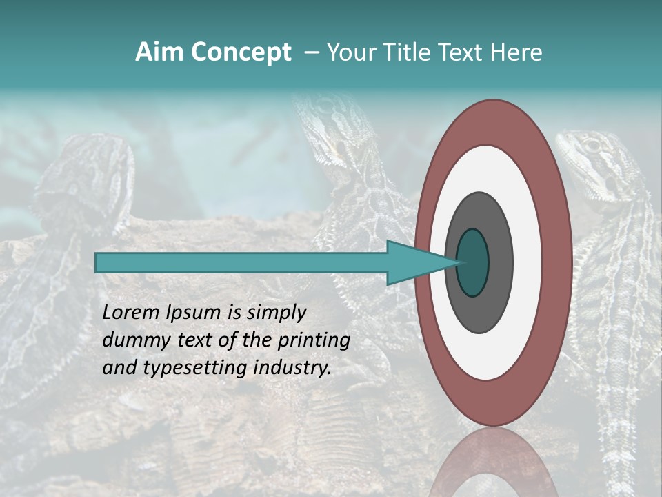 Animal Eye Segment Animal PowerPoint Template