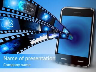 Entertainment Show Device PowerPoint Template