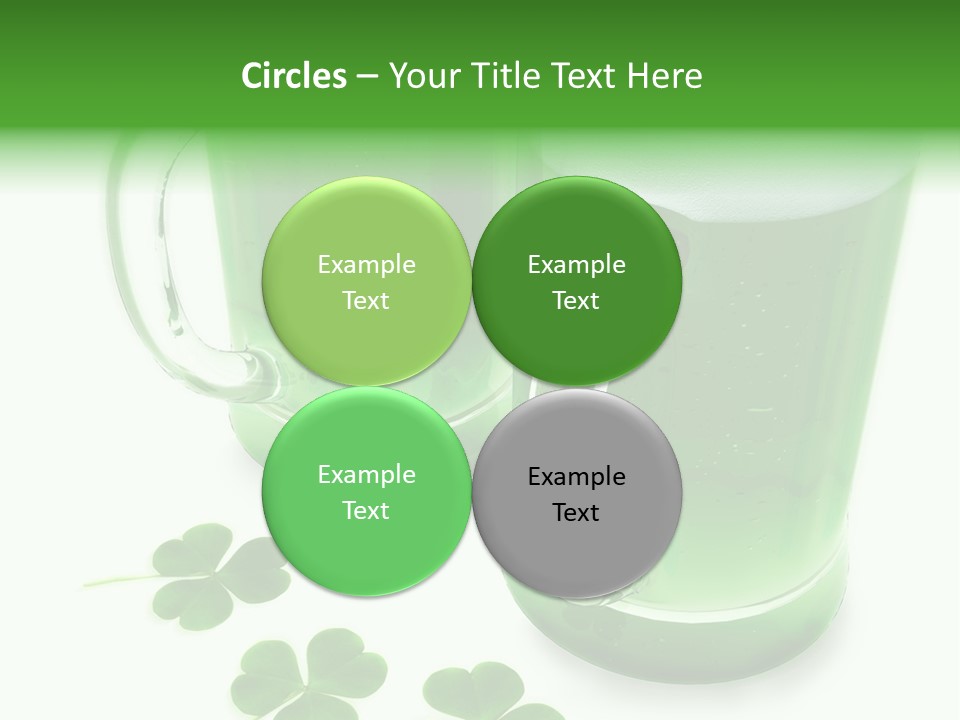 Frosty Irish Three PowerPoint Template