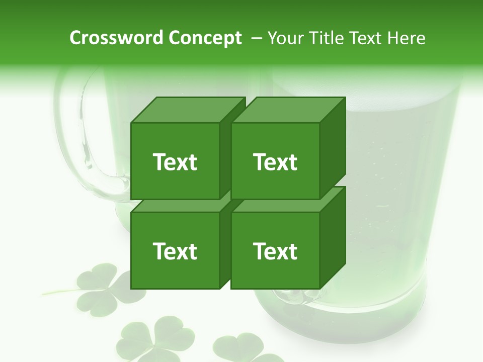 Frosty Irish Three PowerPoint Template
