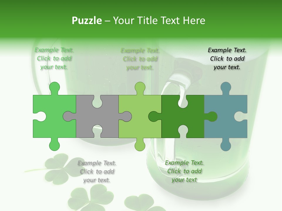 Frosty Irish Three PowerPoint Template