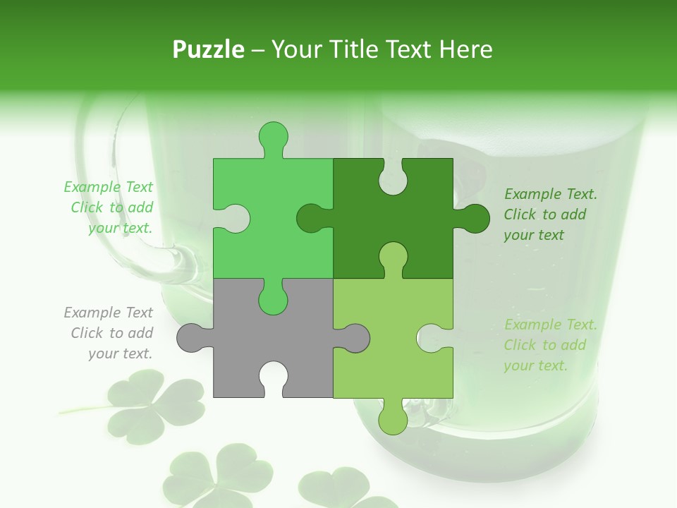 Frosty Irish Three PowerPoint Template