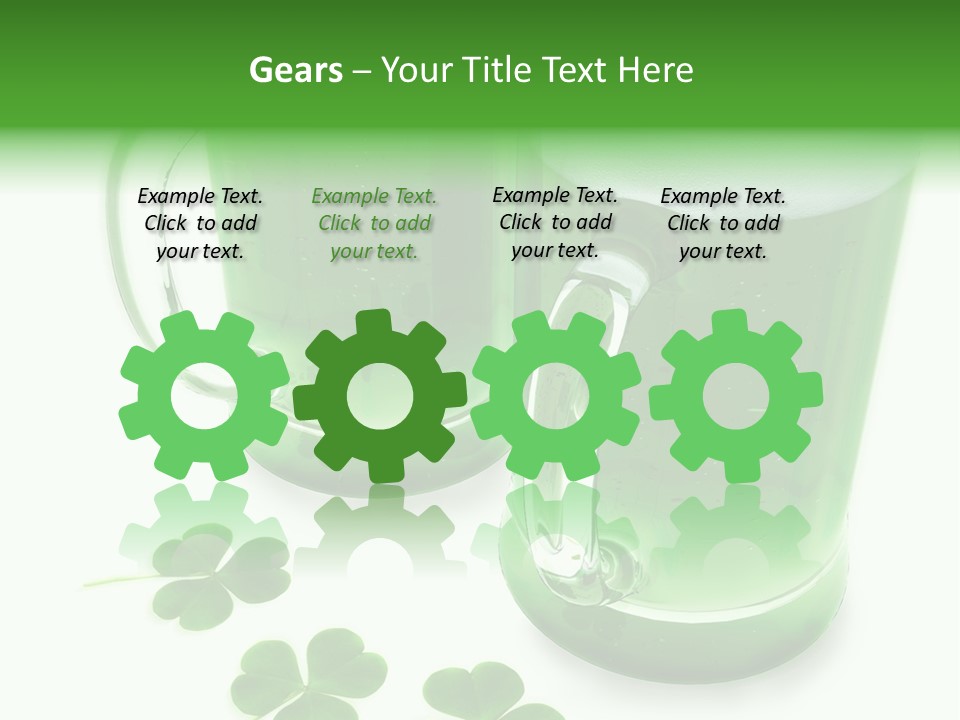 Frosty Irish Three PowerPoint Template