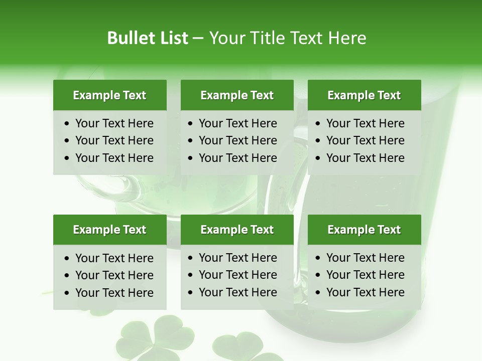 Frosty Irish Three PowerPoint Template