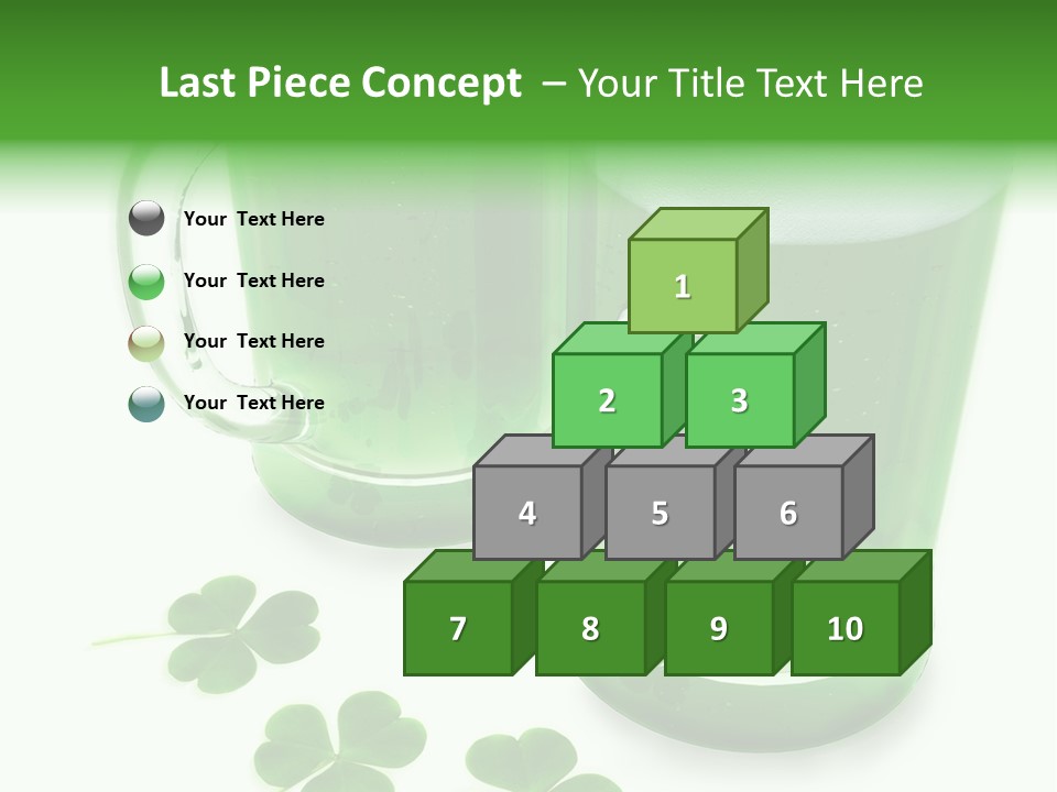 Frosty Irish Three PowerPoint Template