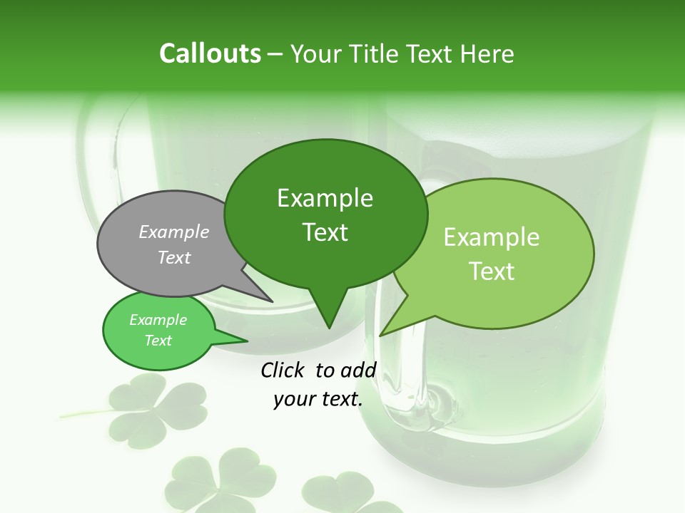 Frosty Irish Three PowerPoint Template