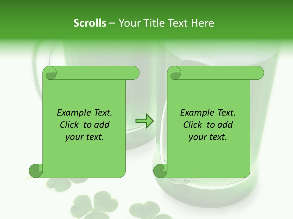 Frosty Irish Three PowerPoint Template