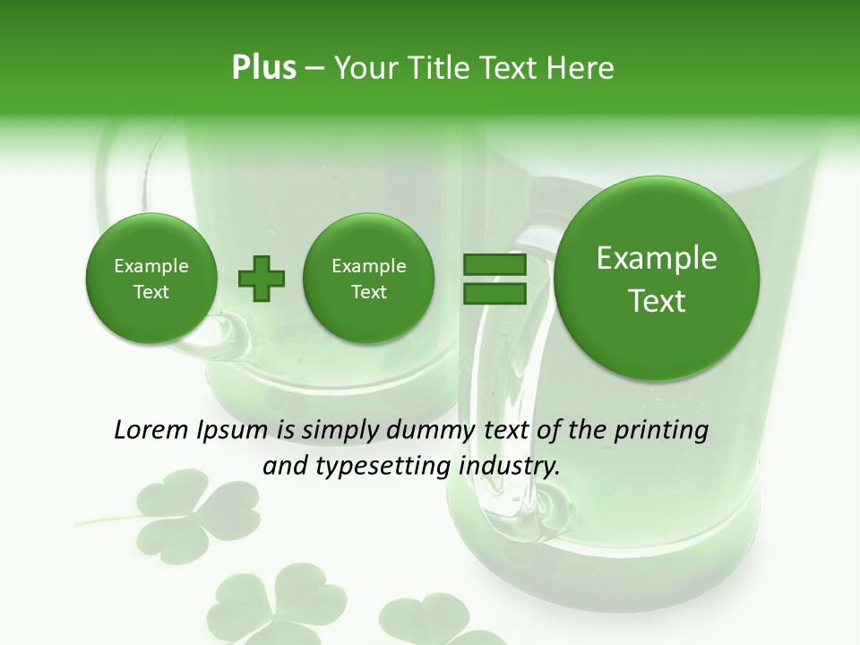 Frosty Irish Three PowerPoint Template