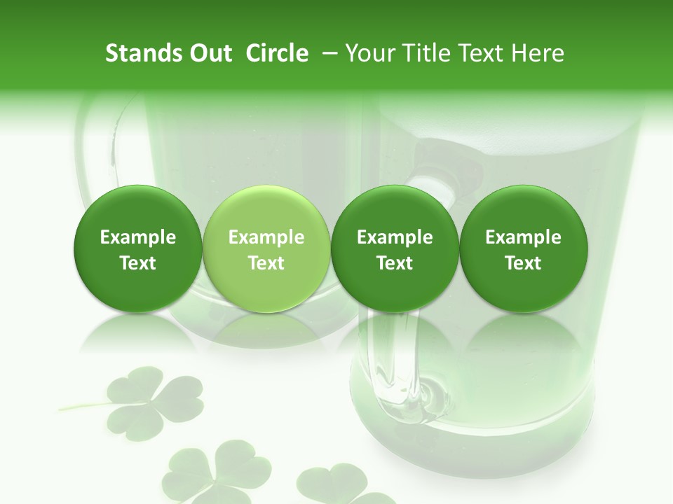 Frosty Irish Three PowerPoint Template