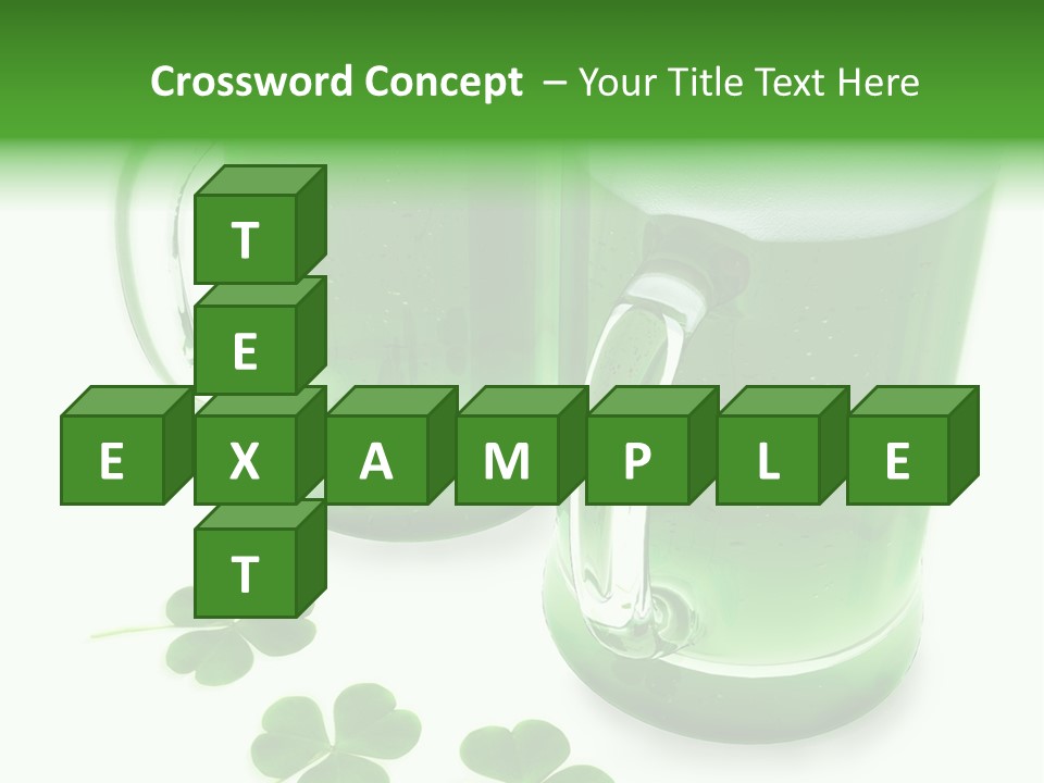 Frosty Irish Three PowerPoint Template