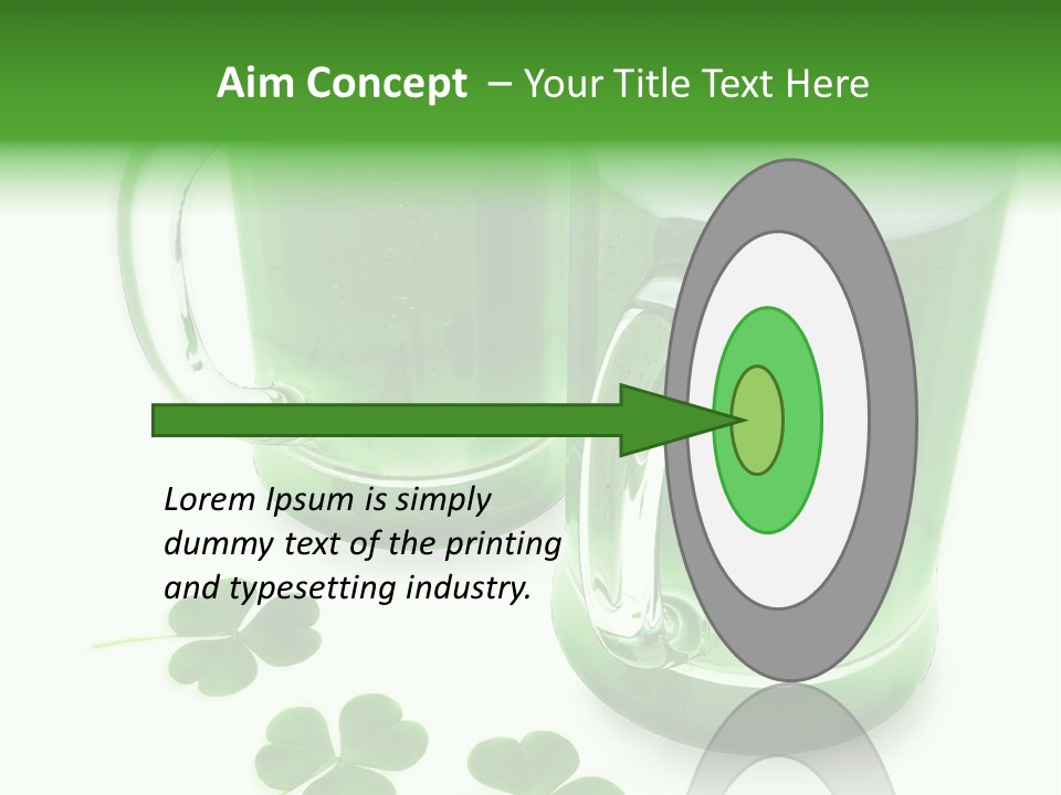 Frosty Irish Three PowerPoint Template