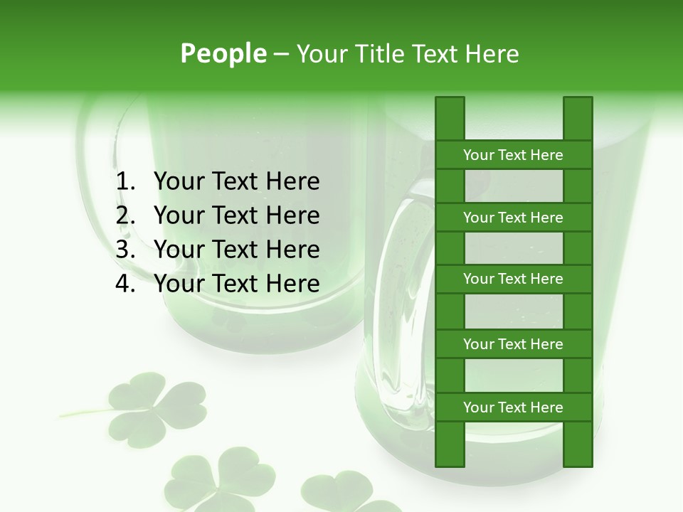 Frosty Irish Three PowerPoint Template