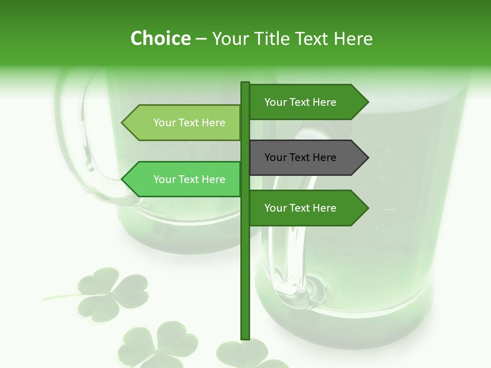 Frosty Irish Three PowerPoint Template