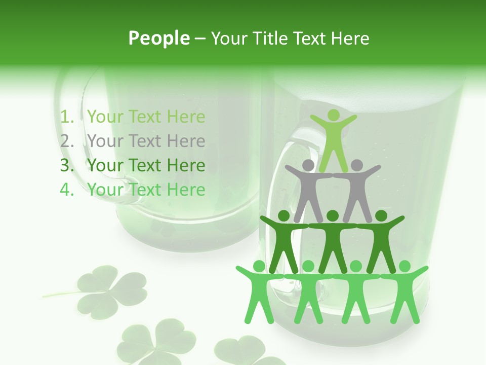 Frosty Irish Three PowerPoint Template