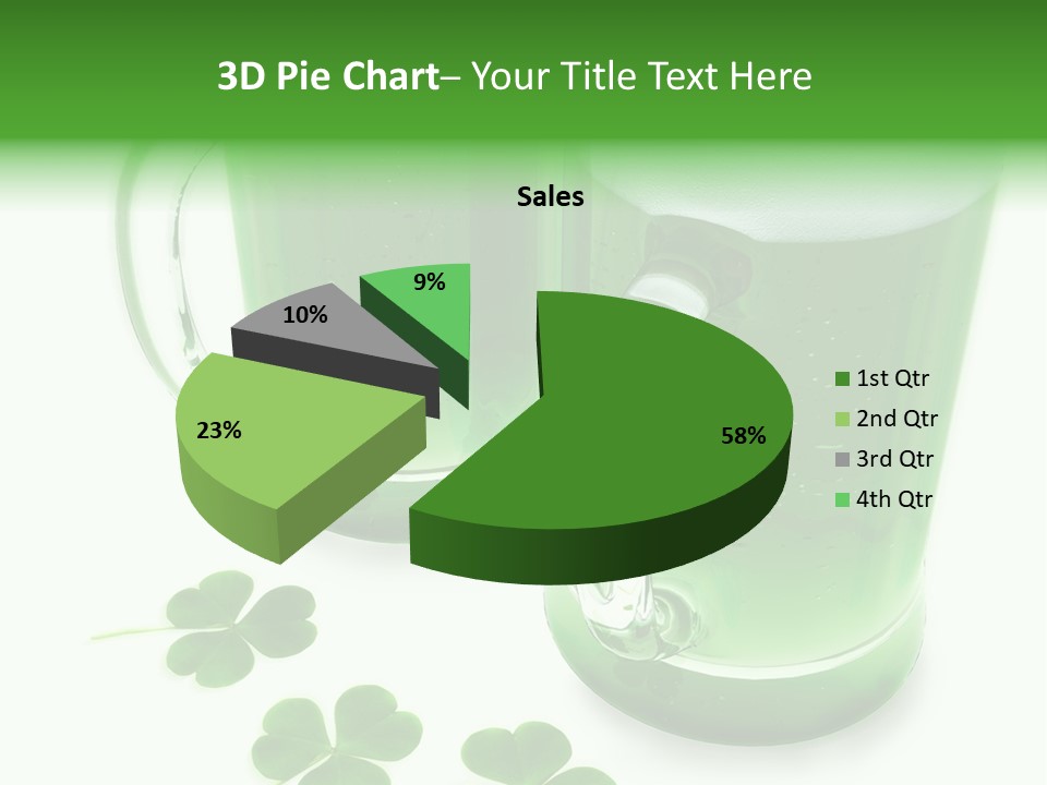Frosty Irish Three PowerPoint Template